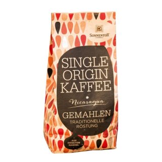 Sonnentor Single Origin Kaffee Nicaragua gemahlen - Bio - 250g