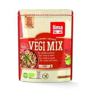 Lima Vegi Mix Reis, Linsen und Sesam - Bio - 250g