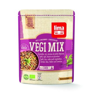 Lima Vegi Mix Dinkel, Reis, Hafer und Gemüse - Bio - 250g
