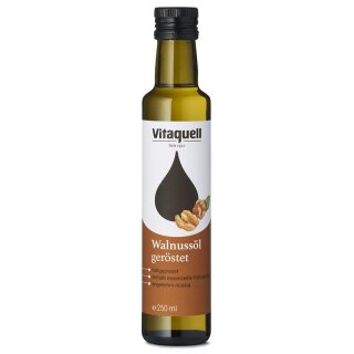 Vitaquell Walnuss-Öl geröstet kaltgepresst - 0,25l