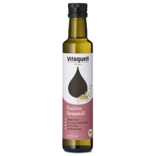 Vitaquell Sesam-Öl nativ kaltgepresst - Bio - 0,25l