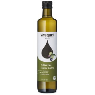 Vitaquell Olivenöl Bio EU 1. Güteklasse nativ extra - Bio - 500ml