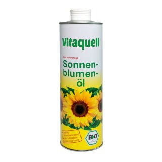 Vitaquell Sonnenblumenöl vitale Saat - Bio - 750ml