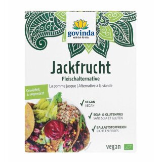Govinda Jackfrucht Fleischalternative Würfel - Bio - 200g