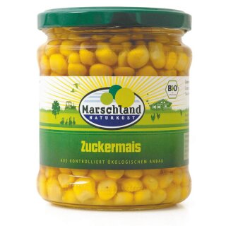 Marschland Zuckermais 370 ml Gl. - Bio - 0,22kg