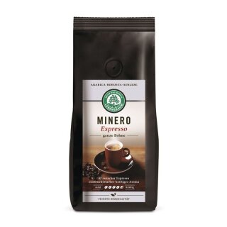 Lebensbaum Minero Espresso ganze Bohne - Bio - 250g