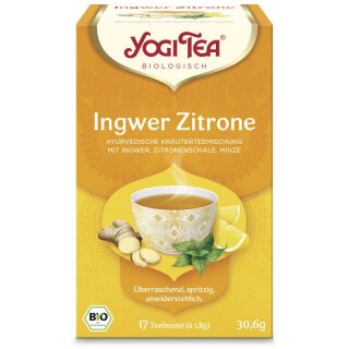Yogi Tea Ingwer Zitrone - Bio - 30,6g