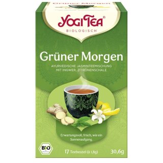 Yogi Tea Grüner Morgen - Bio - 17 x1,8g