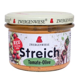Zwergenwiese Tomate-Olive Streich - Bio - 180g