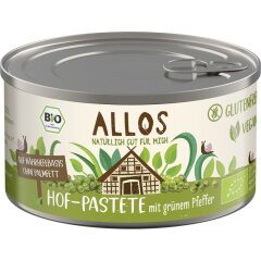 Allos Hof-Pastete mit grünem Pfeffer - Bio - 125g