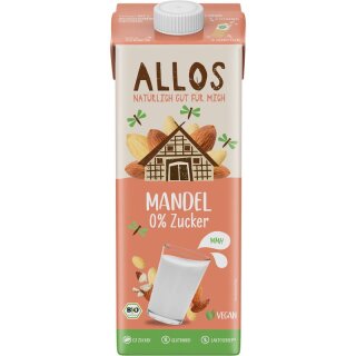 Allos Mandel 0% Zucker Drink - Bio - 1l