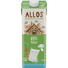 Allos Reis Drink ungesüßt - Bio - 1l
