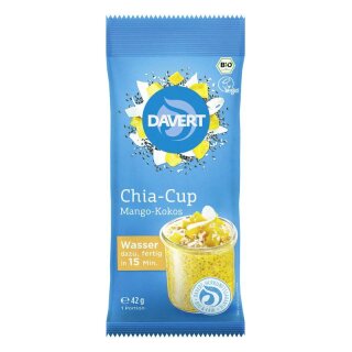 Davert Chia-Cup Mango Kokos - Bio - 42g