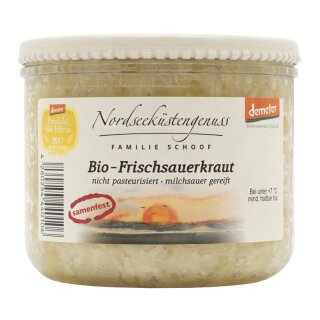 Nordseeküstengenuss Bioaktives Frischsauerkraut - Bio - 410g