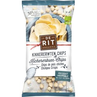 de Rit Kichererbsen-Chips Meersalz - Bio - 75g