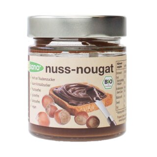 Frusano Nuss-Nougat-Creme - Bio - 180g