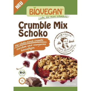 Biovegan Crumble Mix Schoko - Bio - 135g