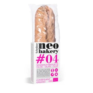 Schnitzer neo bakery #04 Sandwich Baguette Olive - Bio - 200g