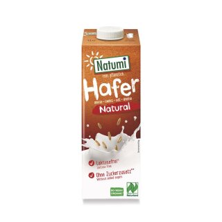 Natumi Hafer natural - Bio - 1l x 8  - 8er Pack VPE