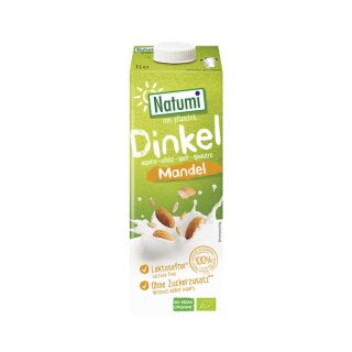Natumi Dinkel-Mandel Drink - Bio - 1l x 12  - 12er Pack VPE