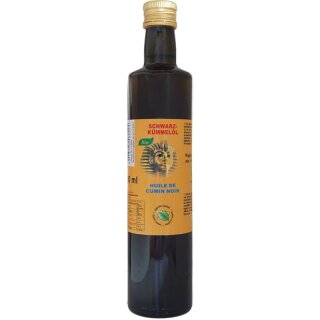 NaturGut Schwarzkümmelöl Nigella Sativa aus Ägypten kaltgepresst pur naturrein - Bio - 500ml