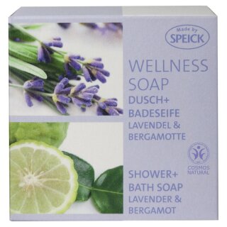 Speick Wellness Soap Dusch + Badeseife Lavendel & Bergamotte - 200g