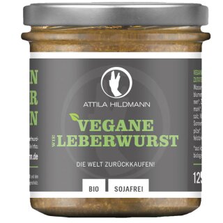 Attila Hildmann vegane Leberwurst - Bio - 125g