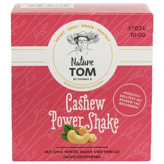Nature Tom Cashew Power Shake - Bio - 500ml