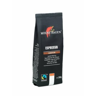 Mount Hagen Espresso entkoffeiniert 250g Soft - Bio - 6Stück