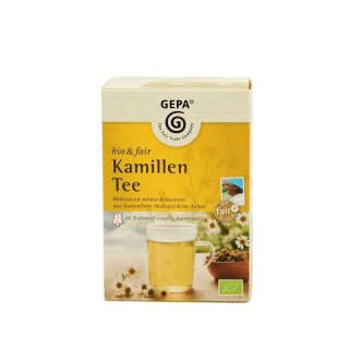 GEPA bio&fair Kamillen Tee Teebeutel - Bio - 30g