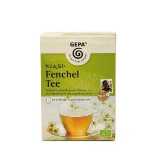 GEPA Fenchel Tee Teebeutel - Bio - 34g