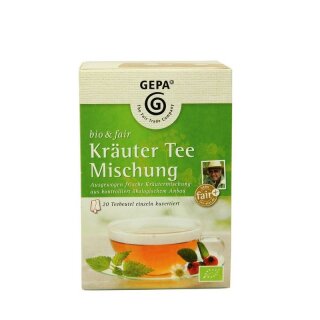 GEPA Kräuter Tee Mischung Teebeutel - Bio - 34g