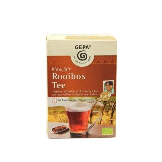 GEPA Rooibos Tee Teebeutel - Bio - 40g