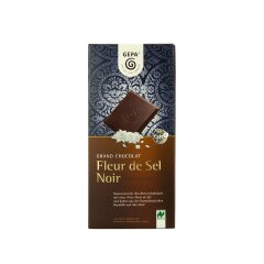 GEPA Schokolade Fleur de Sel Noir 70% - Bio - 100g