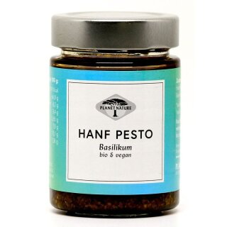 Planet Nature Hanf Pesto Basilikum - Bio - 150g