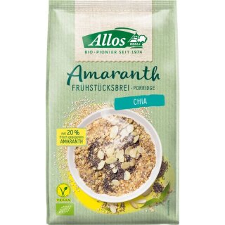 Allos Amaranth Frühstücksbrei Chia - Bio - 400g