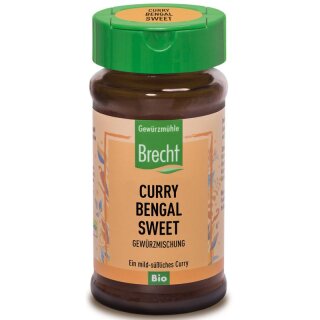 Gewürzmühle Brecht Curry Bengal Sweet Glas - Bio - 30g