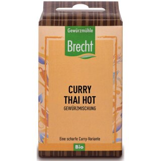Gewürzmühle Brecht Curry Thai Hot NFP - Bio - 30g