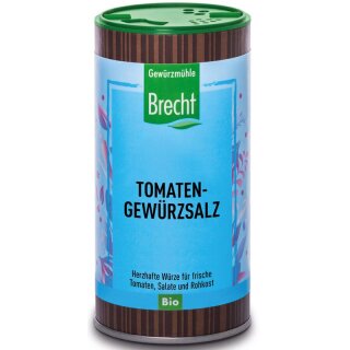 Gewürzmühle Brecht Tomaten-Gewürzsalz Streudose - Bio - 200g