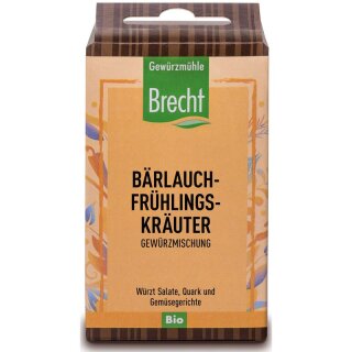 Gewürzmühle Brecht Bärlauch-Frühlingskräuter NFP - Bio - 15g
