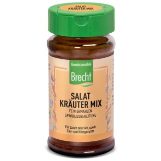 Gewürzmühle Brecht Salat Kräuter Mix fein gemahlen Glas - 35g