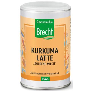 Gewürzmühle Brecht Kurkuma Latte Goldene Milch - Bio - 65g