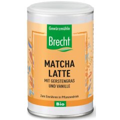 Gewürzmühle Brecht Matcha Latte mit Gerstengras...