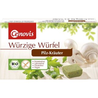 Cenovis Würzige Würfel Pilz-Kräuter - Bio - 80g