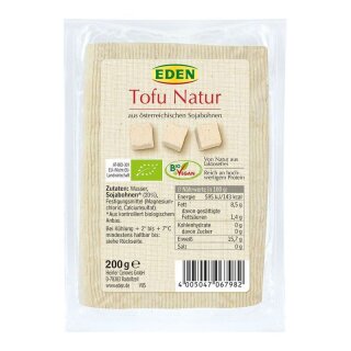 EDEN Tofu Natur - Bio - 200g