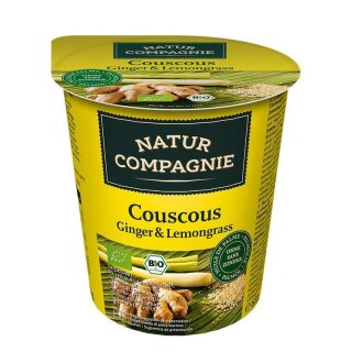 Natur Compagnie Bechergericht Couscous Ginger & Lemongrass - Bio - 68g