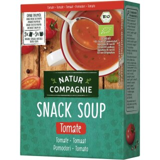 Natur Compagnie Fixe Tasse Instant-Suppe Tomate - Bio - 3x20g