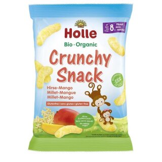 Holle Crunchy Snack Hirse Mango - Bio - 25g