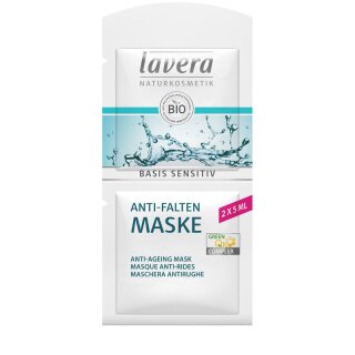 Lavera basis sensitiv Anti-Falten Maske natürliches Coenzym Q10 - 10ml
