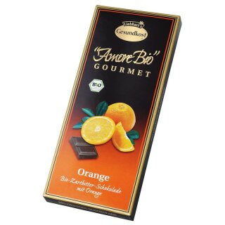 Liebharts Orangen-Zartbitter-Schokolade - Bio - 100g